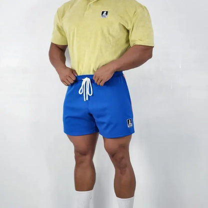 Pantaloncini Fitness Uomo Short Fit con Tasca Zip