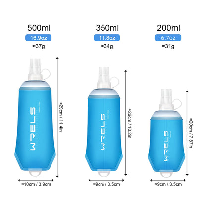 Soft Flask Pieghevole 500ml Senza BPA per Corsa