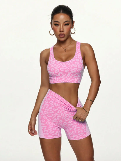 Set Sportivo Leopardato Donna