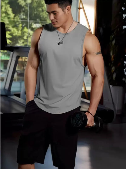 Canotta Fitness Uomo  Traspirante e Leggera