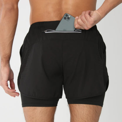 Pantaloncini Corsa Uomo GITF 2 in 1