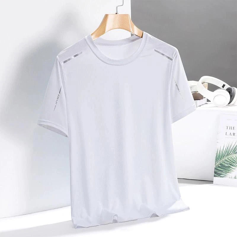 T-Shirt Tecnica Uomo in Ice Silk — Traspirante, Extra Fresca e Leggera