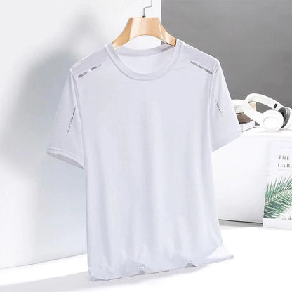 T-Shirt Tecnica Uomo in Ice Silk — Traspirante, Extra Fresca e Leggera