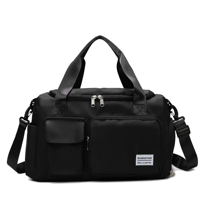 Borsa da Palestra Donna Impermeabile in Tela | Scomparto Scarpe & Tracolla