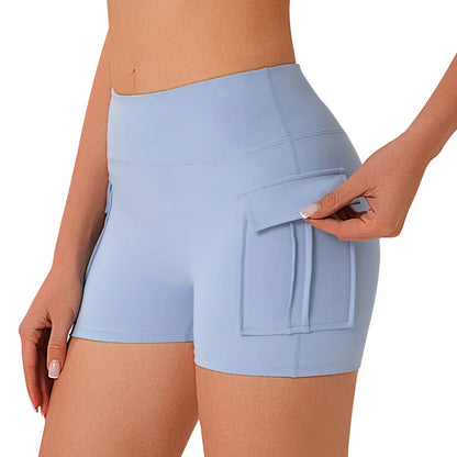 Shorts Sportivi Donna Push-Up Modellanti a Vita Alta