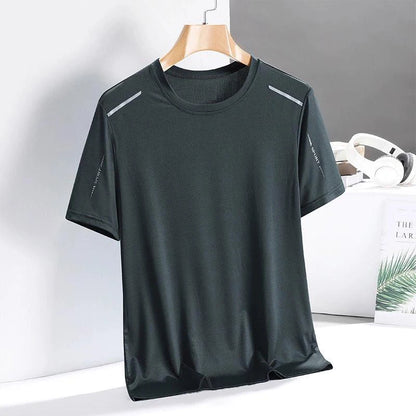 T-Shirt Tecnica Uomo in Ice Silk — Traspirante, Extra Fresca e Leggera