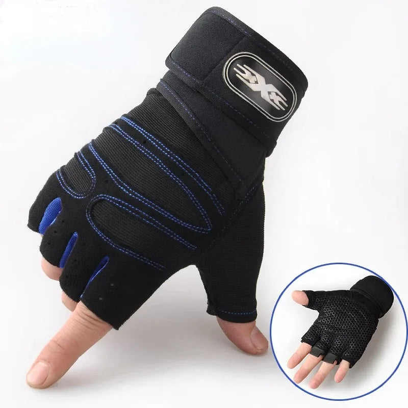 Guanti da Fitness e Ciclismo Traspiranti Antiscivolo con Supporto Polso