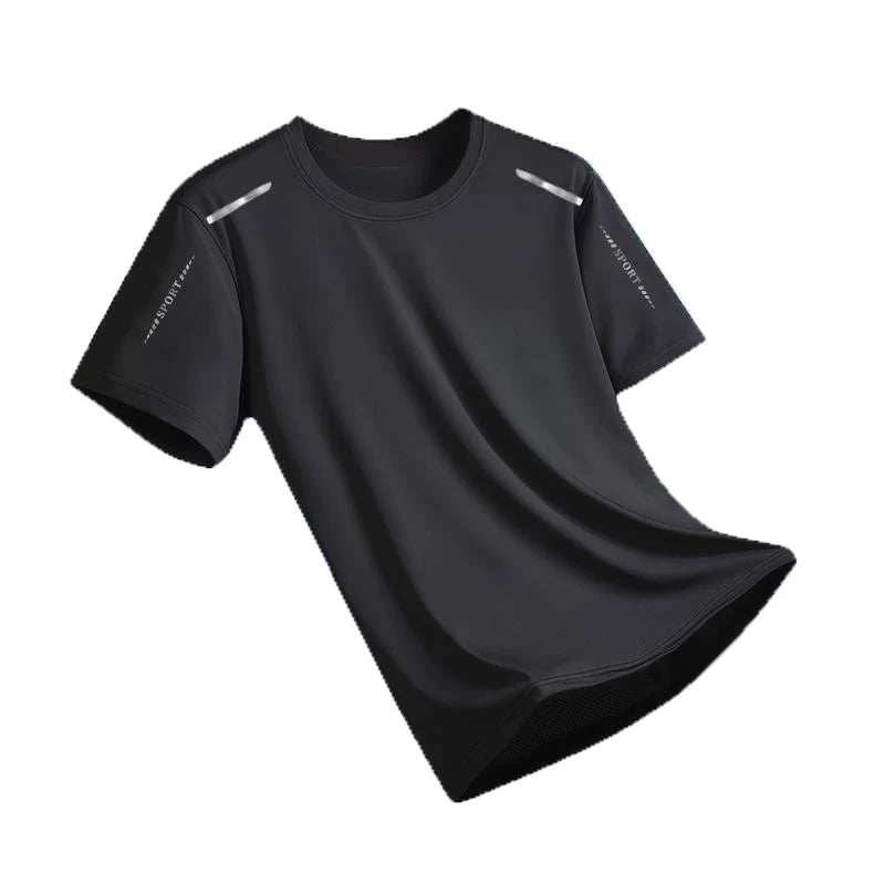 T-Shirt Tecnica Uomo in Ice Silk — Traspirante, Extra Fresca e Leggera
