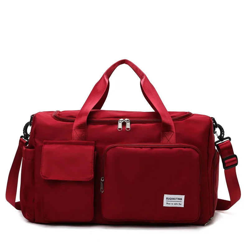 Borsa da Palestra Donna Impermeabile in Tela | Scomparto Scarpe & Tracolla