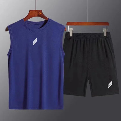 Set Tecnico da Corsa e Gym Uomo Traspirante con Inserti Mes