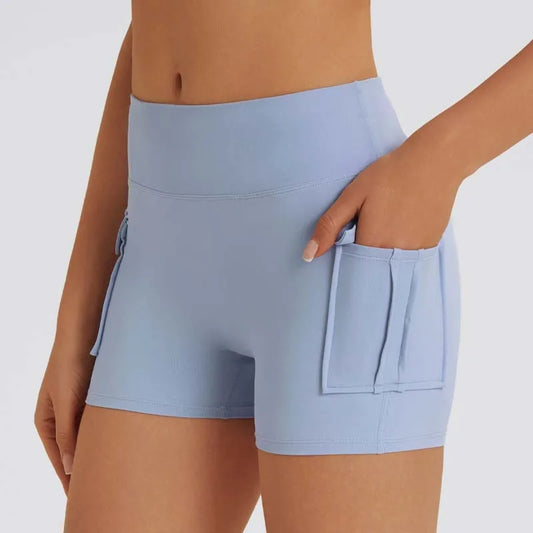 Shorts Sportivi Donna Push-Up Modellanti a Vita Alta